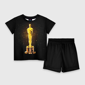 Детский костюм с шортами 3D с принтом Оскар в Белгороде,  |  | Тематика изображения на принте: американская киноакадемия | золото | кинематограф | кино | кинофестиваль | награда | премия оскар