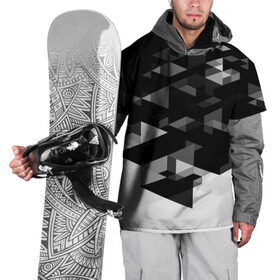 Накидка на куртку 3D с принтом Trianse в Белгороде, 100% полиэстер |  | Тематика изображения на принте: полигоны | текстура | треугольники