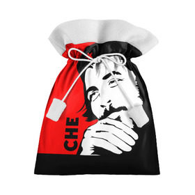 Подарочный 3D мешок с принтом Че Гевара в Белгороде, 100% полиэстер | Размер: 29*39 см | Тематика изображения на принте: che | che guevara | comandante | revolution | viva | революция | че | чегевара