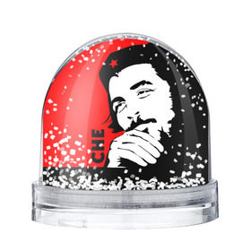 Снежный шар с принтом Че Гевара в Белгороде, Пластик | Изображение внутри шара печатается на глянцевой фотобумаге с двух сторон | che | che guevara | comandante | revolution | viva | революция | че | чегевара