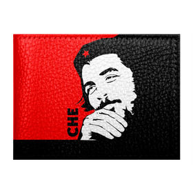 Обложка для студенческого билета с принтом Че Гевара в Белгороде, натуральная кожа | Размер: 11*8 см; Печать на всей внешней стороне | Тематика изображения на принте: che | che guevara | comandante | revolution | viva | революция | че | чегевара
