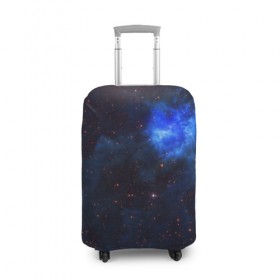 Чехол для чемодана 3D с принтом Холодная туманность в Белгороде, 86% полиэфир, 14% спандекс | двустороннее нанесение принта, прорези для ручек и колес | вселенная | галактика | звёзды | космическое пространство | космос | созвездие