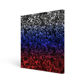 Холст квадратный с принтом Кислотность Российский флаг в Белгороде, 100% ПВХ |  | Тематика изображения на принте: абстракция | линии | стиль | флаг | фон | фото | цвет