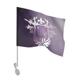 Флаг для автомобиля с принтом Saints Row в Белгороде, 100% полиэстер | Размер: 30*21 см | Тематика изображения на принте: gta | saints row | святые