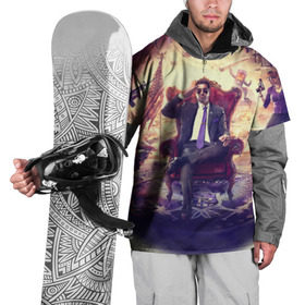 Накидка на куртку 3D с принтом Saints Row в Белгороде, 100% полиэстер |  | Тематика изображения на принте: saints row | святые