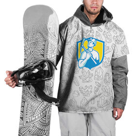 Накидка на куртку 3D с принтом Шахтёр в Белгороде, 100% полиэстер |  | Тематика изображения на принте: горное дело | день шахтера | донбасс | копай добывай | кузбасс | лучший шахтер | уголь | шахта | шахтер