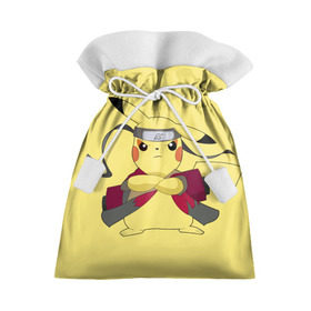 Подарочный 3D мешок с принтом Pikachu в Белгороде, 100% полиэстер | Размер: 29*39 см | pikachu | pokeboll | pokemon | пикачу | покеболл | покемон