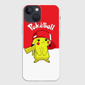 Чехол для iPhone 13 mini с принтом Pokeball в Белгороде,  |  | pikachu | pokeboll | pokemon | пикачу | покеболл | покемон