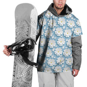 Накидка на куртку 3D с принтом Ромашки в Белгороде, 100% полиэстер |  | Тематика изображения на принте: объёмный | ромашки | трёхмерный | цветы