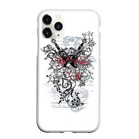 Чехол для iPhone 11 Pro матовый с принтом Рок сердца 5 в Белгороде, Силикон |  | Тематика изображения на принте: heart | tattoo | разбитое | сердечко | сердце | тату | татушка