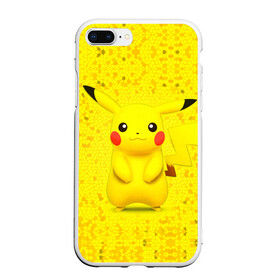 Чехол для iPhone 7Plus/8 Plus матовый с принтом Pikachu в Белгороде, Силикон | Область печати: задняя сторона чехла, без боковых панелей | pikachu | pokeboll | pokemon | пикачу | покеболл | покемон