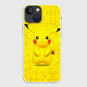 Чехол для iPhone 13 mini с принтом Pikachu в Белгороде,  |  | pikachu | pokeboll | pokemon | пикачу | покеболл | покемон