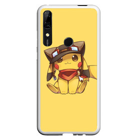 Чехол для Honor P Smart Z с принтом Pikachu в Белгороде, Силикон | Область печати: задняя сторона чехла, без боковых панелей | Тематика изображения на принте: pikachu | pokeball | pokemon | пикачу | покеболл | покемон