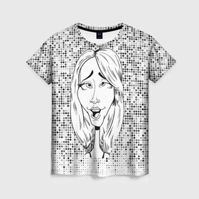 Женская футболка 3D с принтом Камеди стор 3 в Белгороде, 100% полиэфир ( синтетическое хлопкоподобное полотно) | прямой крой, круглый вырез горловины, длина до линии бедер | youtube | дженна | дженна марблс | евстиф | камеди | камедистор | ютуб | ютьюб