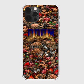 Чехол для iPhone 12 Pro Max с принтом Doom Все монстры (pixel art) в Белгороде, Силикон |  | Тематика изображения на принте: 