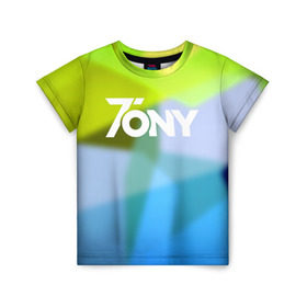 Детская футболка 3D с принтом TonyCreative 9 в Белгороде, 100% гипоаллергенный полиэфир | прямой крой, круглый вырез горловины, длина до линии бедер, чуть спущенное плечо, ткань немного тянется | Тематика изображения на принте: minecraft | teamcrtv | tony | tony creative | tonycreative | yotube | блоггер | блогер | майнкрафт | тони | тони креатив | ютуб | ютьюб
