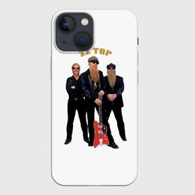 Чехол для iPhone 13 mini с принтом ZZ TOP в Белгороде,  |  | Тематика изображения на принте: blues | rock | zz top | блюз | зизи топ | музыка | рок