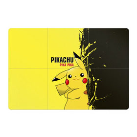 Магнитный плакат 3Х2 с принтом Pikachu Pika Pika в Белгороде, Полимерный материал с магнитным слоем | 6 деталей размером 9*9 см | Тематика изображения на принте: go | pikachu | pokemon | го | пика | пикачу | покемон