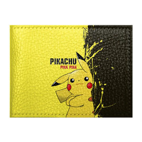 Обложка для студенческого билета с принтом Pikachu Pika Pika в Белгороде, натуральная кожа | Размер: 11*8 см; Печать на всей внешней стороне | Тематика изображения на принте: go | pikachu | pokemon | го | пика | пикачу | покемон