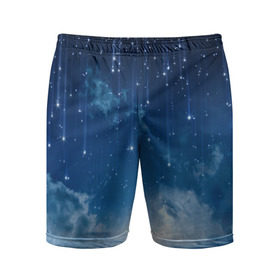 Мужские шорты 3D спортивные с принтом Звездное небо в Белгороде,  |  | вселенная | галактика | звезды | небо | ночь