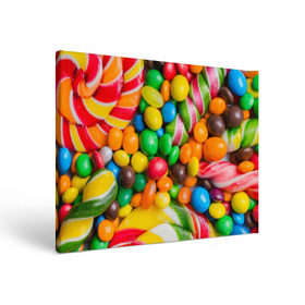 Холст прямоугольный с принтом Сладкоежка в Белгороде, 100% ПВХ |  | Тематика изображения на принте: вкуснотища | вкусняшки | глазурь | жевачка | карамель | карамельки | конфетки | конфеты | леденец | мармеладки | сахар | сладости