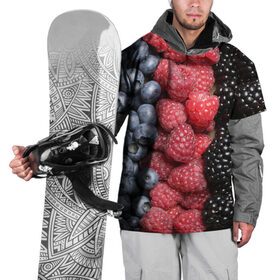 Накидка на куртку 3D с принтом Сочные ягоды в Белгороде, 100% полиэстер |  | богатый урожай | брусника | ерга | земляника | клубника | клюква | малина | морожка | облепиха | рябина | смородина | сок | сочные плоды | фрукты | черника | черноплодка | шиповник | ягоды
