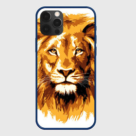 Чехол для iPhone 12 Pro Max с принтом Король джунглей в Белгороде, Силикон |  | lion | грива | дикая кошка | добыча | животное | зверь | искусство | картина | клыки | когти | король джунглей | лев | макет | мясо | набросок | портрет | хищник | царь зверей | эскиз