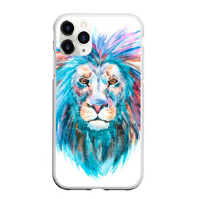 Чехол для iPhone 11 Pro матовый с принтом Живописный лев в Белгороде, Силикон |  | lion | грива | дикая кошка | добыча | животное | зверь | искусство | картина | клыки | когти | король джунглей | лев | макет | мясо | набросок | портрет | хищник | царь зверей | эскиз