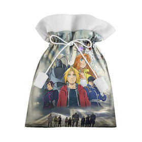 Подарочный 3D мешок с принтом Fullmetal Alchemist в Белгороде, 100% полиэстер | Размер: 29*39 см | Тематика изображения на принте: anime | алхимик | стальной алхимик