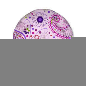 Шапка 3D с принтом Lady Butterfly в Белгороде, 100% полиэстер | универсальный размер, печать по всей поверхности изделия | винтаж | воздушный | индийские | кружева | новинки | узор | цветок | цветочный | этнические