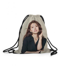 Рюкзак-мешок 3D с принтом Song Hye Kyo в Белгороде, 100% полиэстер | плотность ткани — 200 г/м2, размер — 35 х 45 см; лямки — толстые шнурки, застежка на шнуровке, без карманов и подкладки | дорама