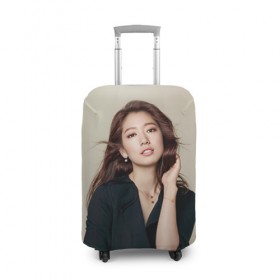 Чехол для чемодана 3D с принтом Song Hye Kyo в Белгороде, 86% полиэфир, 14% спандекс | двустороннее нанесение принта, прорези для ручек и колес | дорама