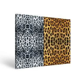 Холст прямоугольный с принтом Леопард/Снежный Барс в Белгороде, 100% ПВХ |  | Тематика изображения на принте: textures | барс | животное | леопард | пятна | снежный | текстура | чёрное с белым
