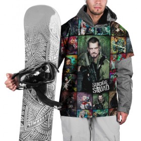 Накидка на куртку 3D с принтом Suicide Squad Rick Flag в Белгороде, 100% полиэстер |  | Тематика изображения на принте: suicide squad | юэль киннаман rick flag