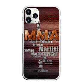 Чехол для iPhone 11 Pro матовый с принтом MMA в Белгороде, Силикон |  | judo | mixed | mma | sambo | wrestling