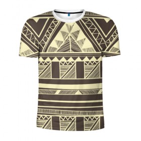 Мужская футболка 3D спортивная с принтом Камерун в Белгороде, 100% полиэстер с улучшенными характеристиками | приталенный силуэт, круглая горловина, широкие плечи, сужается к линии бедра | орнамент | этнический | этно