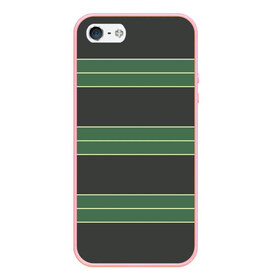 Чехол для iPhone 5/5S матовый с принтом Одежда Курта Кобейна в Белгороде, Силикон | Область печати: задняя сторона чехла, без боковых панелей | в полоску | зеленая | курт кобейн | полосатая | полоски
