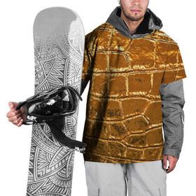 Накидка на куртку 3D с принтом Золотой Крокодил в Белгороде, 100% полиэстер |  | Тематика изображения на принте: gold | texture | глянец | золото | кожа | крокодил | текстура