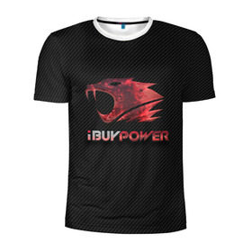 Мужская футболка 3D спортивная с принтом cs:go - iBUYPOWER (KATOWICE 2014) в Белгороде, 100% полиэстер с улучшенными характеристиками | приталенный силуэт, круглая горловина, широкие плечи, сужается к линии бедра | cs | csgo | го | кс