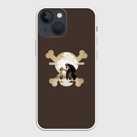 Чехол для iPhone 13 mini с принтом Черепушка One Piece в Белгороде,  |  | Тематика изображения на принте: anime | one piece | аниме | большой куш | луффи | соломенная шляпа