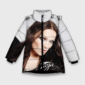 Зимняя куртка для девочек 3D с принтом Tarja Turunen Nightwish в Белгороде, ткань верха — 100% полиэстер; подклад — 100% полиэстер, утеплитель — 100% полиэстер. | длина ниже бедра, удлиненная спинка, воротник стойка и отстегивающийся капюшон. Есть боковые карманы с листочкой на кнопках, утяжки по низу изделия и внутренний карман на молнии. 

Предусмотрены светоотражающий принт на спинке, радужный светоотражающий элемент на пуллере молнии и на резинке для утяжки. | nightwish | металл | музыка | рок | тарья турунен