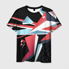Мужская футболка 3D с принтом cs:go - Point Disarray style 2 (Буйство красок) в Белгороде, 100% полиэфир | прямой крой, круглый вырез горловины, длина до линии бедер | 47 | ak | cs | csgo | disarray | point | буйство | го | краски | красок | кс