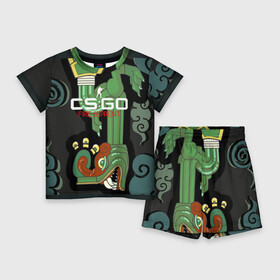 Детский костюм с шортами 3D с принтом cs:go   Fire Serpent (Огненный змей) в Белгороде,  |  | ak | cs | csgo | fire | seprent | го | змей | кс | огненный | тайное