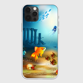 Чехол для iPhone 12 Pro Max с принтом Золотая рыбка в Белгороде, Силикон |  | вода | водоросли | море | подводный мир | природа | рыба | рыбка | туризм