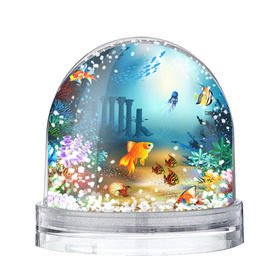 Снежный шар с принтом Золотая рыбка в Белгороде, Пластик | Изображение внутри шара печатается на глянцевой фотобумаге с двух сторон | Тематика изображения на принте: вода | водоросли | море | подводный мир | природа | рыба | рыбка | туризм