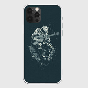 Чехол для iPhone 12 Pro Max с принтом Астронавт в Белгороде, Силикон |  | Тематика изображения на принте: music | гитара | звезды | космонавт | космос | музыка