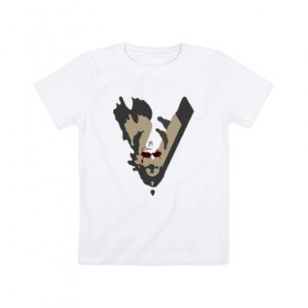 Детская футболка хлопок с принтом Викинги. Флоки в Белгороде, 100% хлопок | круглый вырез горловины, полуприлегающий силуэт, длина до линии бедер | 