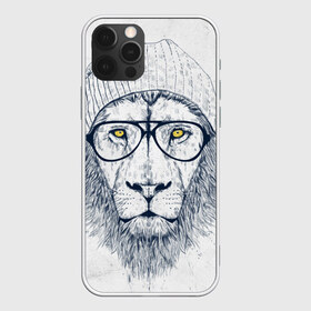 Чехол для iPhone 12 Pro Max с принтом Cool Lion в Белгороде, Силикон |  | Тематика изображения на принте: красивый | крутой | лев | львица | очки | рисунок | узор