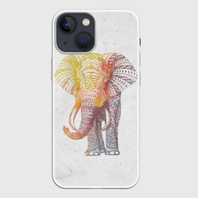 Чехол для iPhone 13 mini с принтом Solar Elephant в Белгороде,  |  | красивый | крутой | рисунок | слон | узор