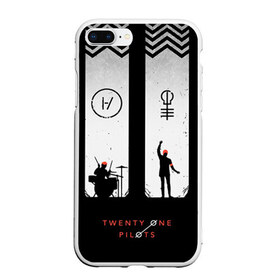 Чехол для iPhone 7Plus/8 Plus матовый с принтом Twenty one pilots в Белгороде, Силикон | Область печати: задняя сторона чехла, без боковых панелей | rock | t.o.p. | top | twenty one pilots | рок